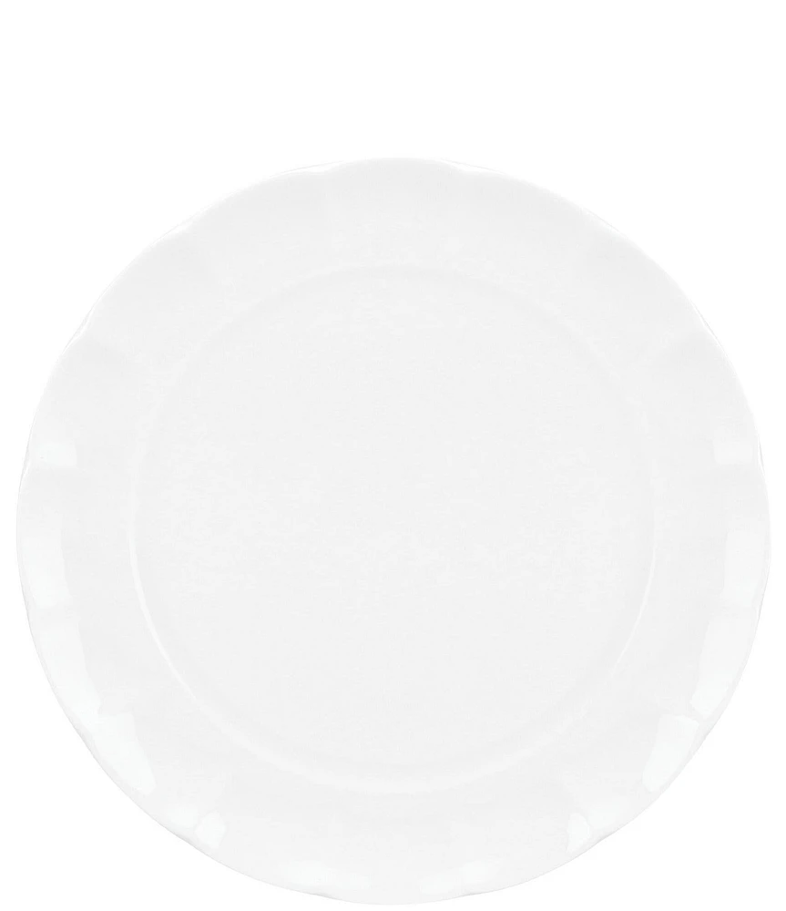 Gorham Manor Scalloped Bone China Dinner Plate