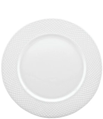 Gorham Woodbury Embossed Bone China Dinner Plate