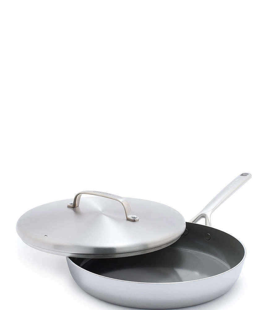 Greenpan GP5 Stainless Steel 12 Inch Covered Frypan