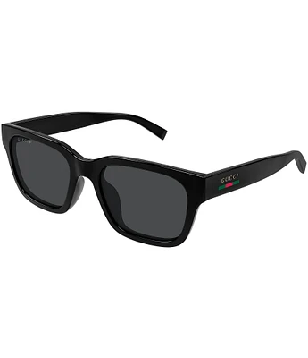 Gucci Men's Gucci Lines 55mm Square Polarized Sunglasses