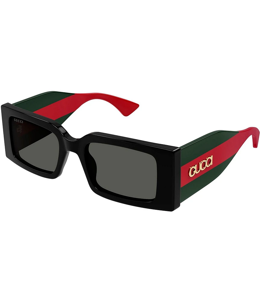 Gucci Women's New Pop Web 52mm Rectangle Sunglasses