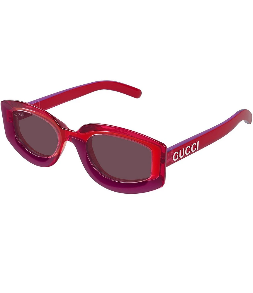 Gucci Sunset Boulevard 51mm Ombre Geometric Statement Sunglasses
