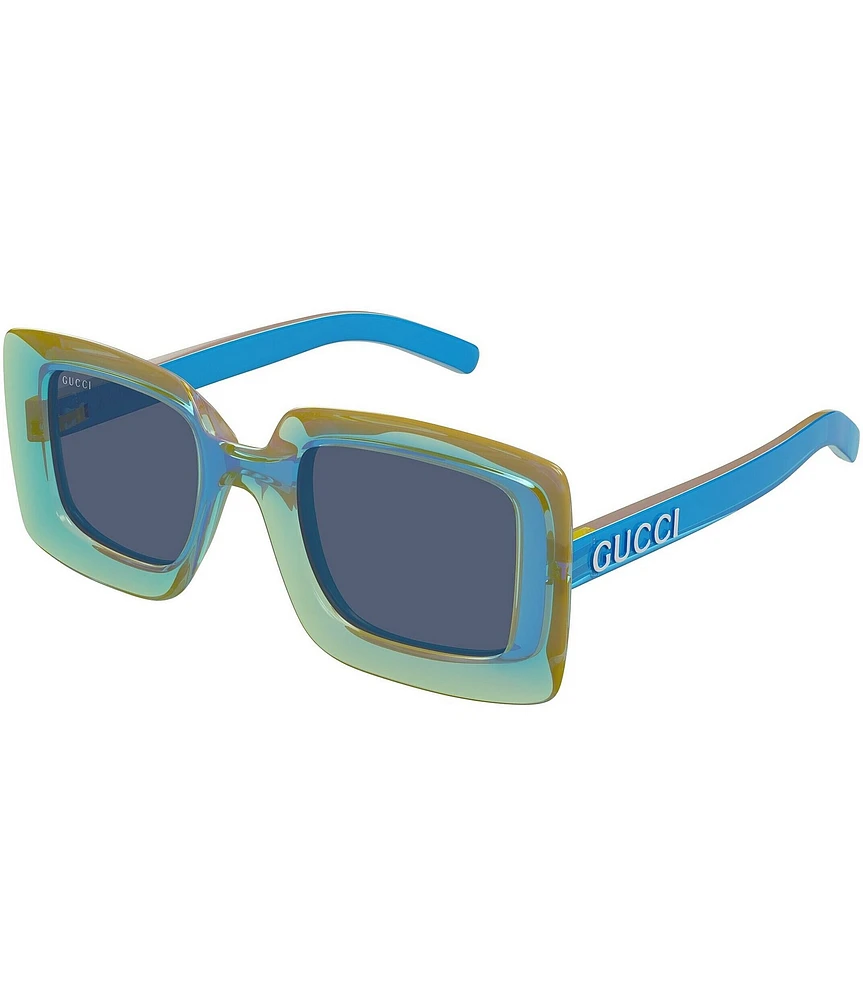 Gucci Women's Sunset Boulevard 51mm Ombre Statement Square Sunglasses