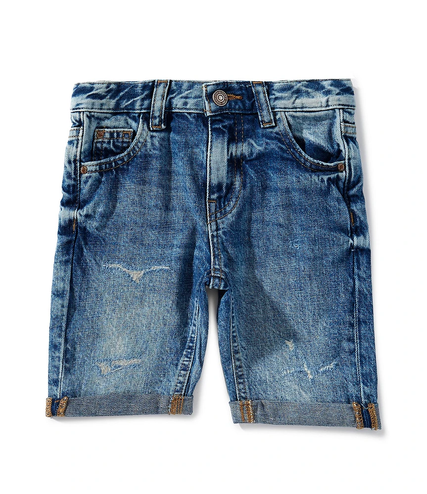 Guess Little Boys Distressed Denim Shorts