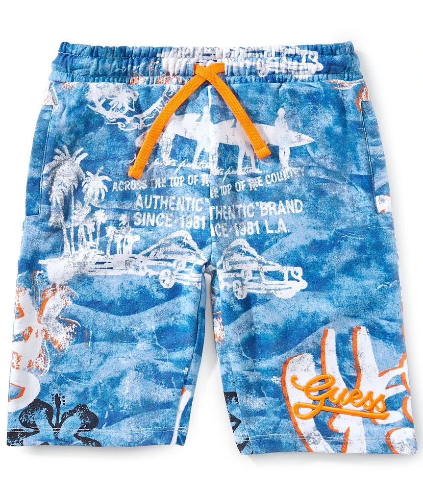 Guess Big Boys Active Graphic Pull-On Shorts