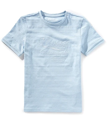 Guess Big Boys Short Sleeve Jacquard Jersey T-Shirt