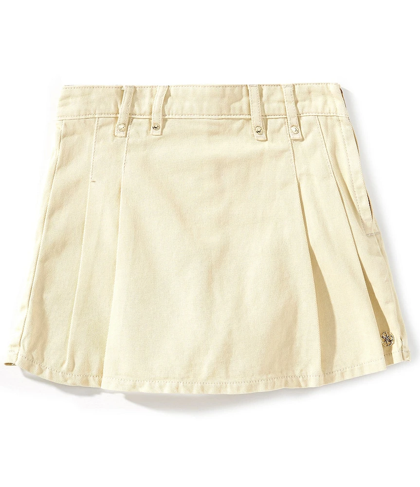 Guess Big Girls Rigid Bull Pleated Denim Skort