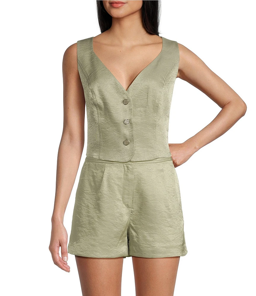 Guess Coordinating 3-Button Camille Vest