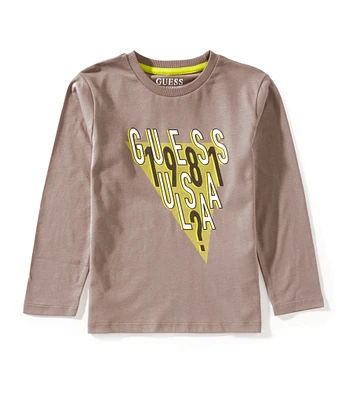 Guess Little Boys Long-Sleeve Printed T-Shirt