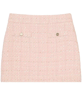 Guess Little/Big Girls Tweed Ceremony Mini Skirt