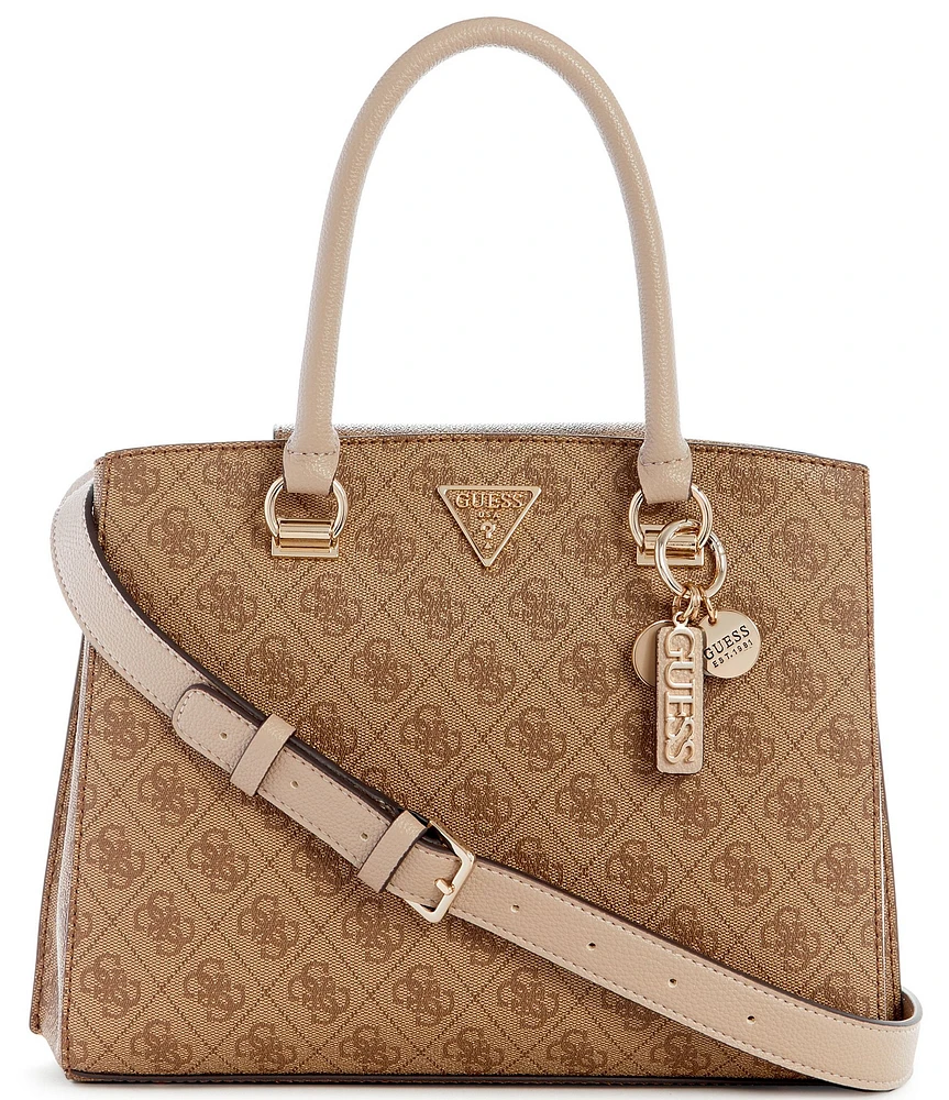 Guess Noelle Basique Signature Logo Girlfriend Satchel Bag