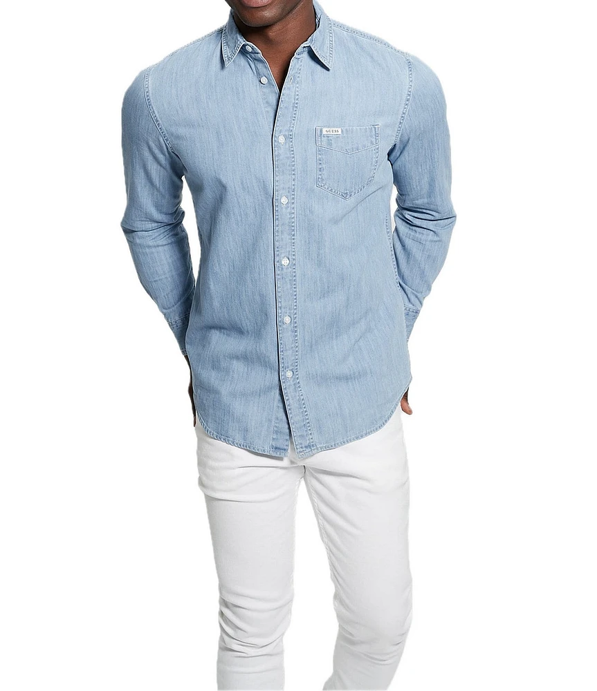Guess Ronnie Long Sleeve Woven Shirt