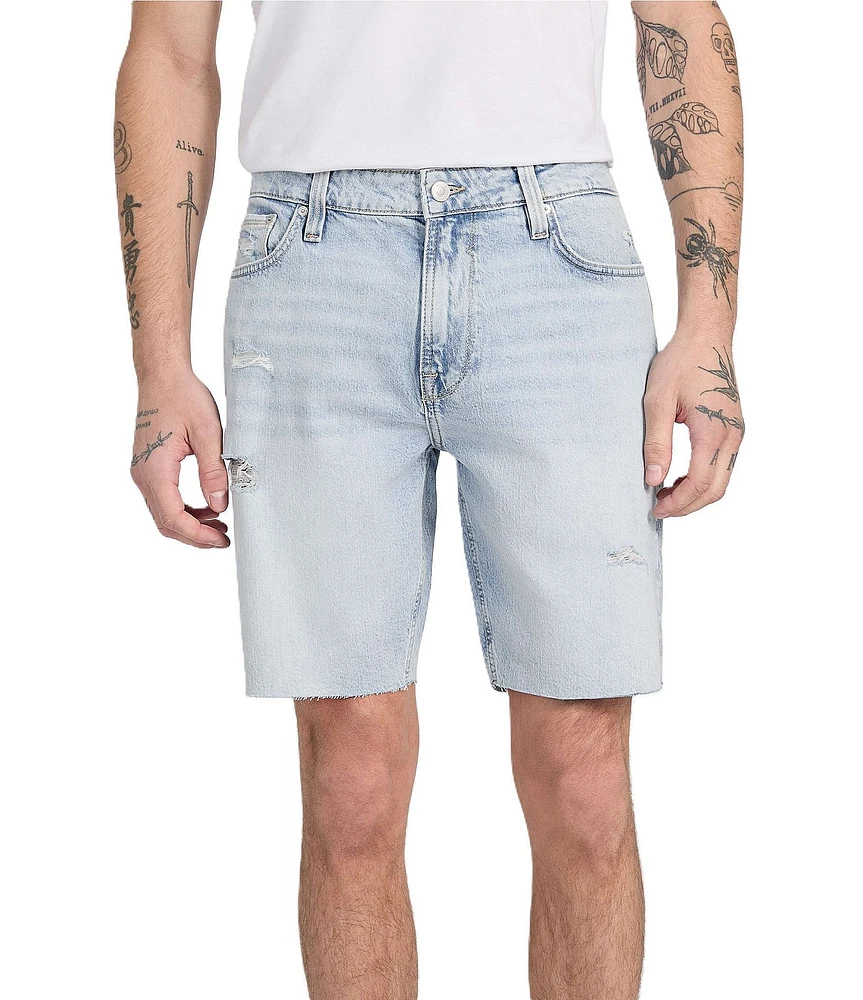 Guess Wyatt Mid Rise 9#double; Denim Shorts