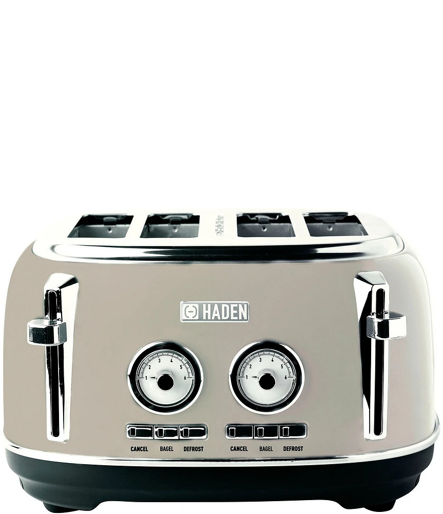 Haden Dorset 4-Slice Toaster Wide Slot with Removable Crumb Tray