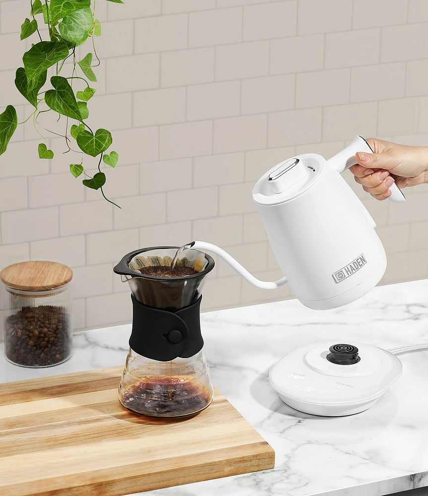 Haden Gooseneck 0.6 Liter Pour Over Cordless Digital Electric Kettle