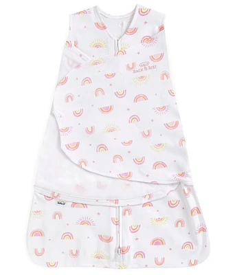 Halo Baby Newborn-6 Months Swaddle Wearable Blanket - Sunshine Rainbows