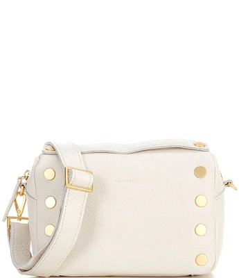 Hammitt Evan Gold Studded Pebbled Leather Crossbody Bag