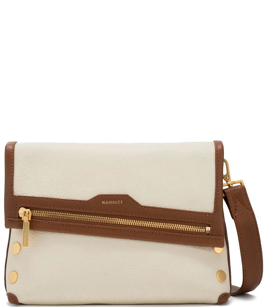 Hammitt VIP Foldover Medium Contrast Trim Crossbody Bag