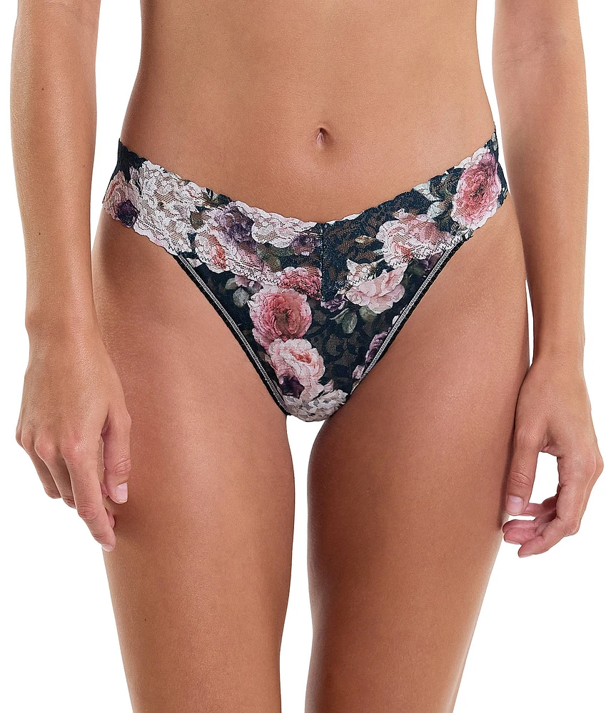 Hanky Panky Floral Original Rise Lace Thong