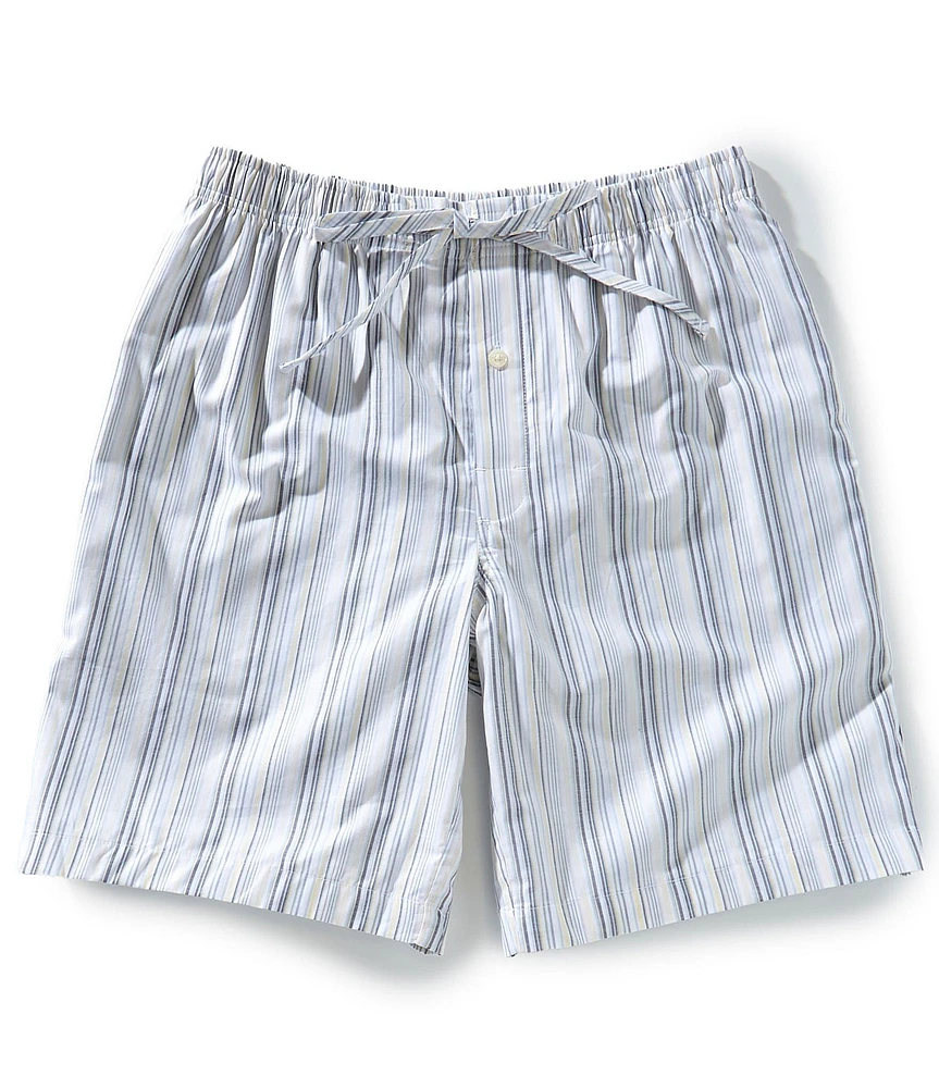 Hart Schaffner Marx Striped Woven Sleep Shorts