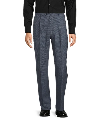 Hart Schaffner Marx Chicago Wool Classic Fit Pleated Front Dress Pants