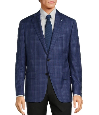 Hart Schaffner Marx New York Modern Fit Plaid Wool Sport Coat