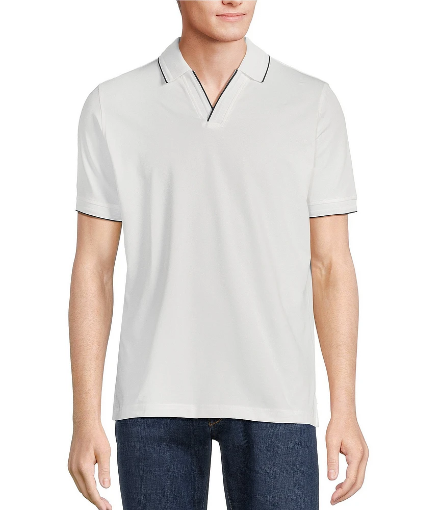 Hart Schaffner Marx The Mr. Classic Collection Short Sleeve Pique Shirt