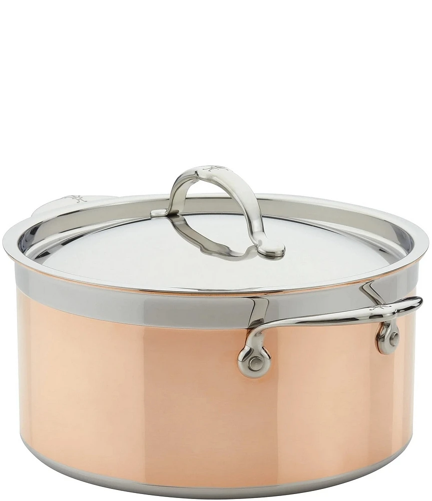 Hestan CopperBond Induction Copper Stock Pot, 6-Quart