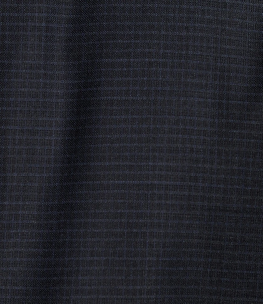 Hickey Freeman Classic Fit Pleated Mini Check Pattern 2-Piece Suit