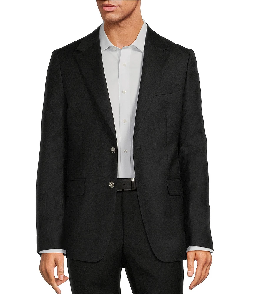 Hickey Freeman Classic Fit Textured Solid Sport Coat