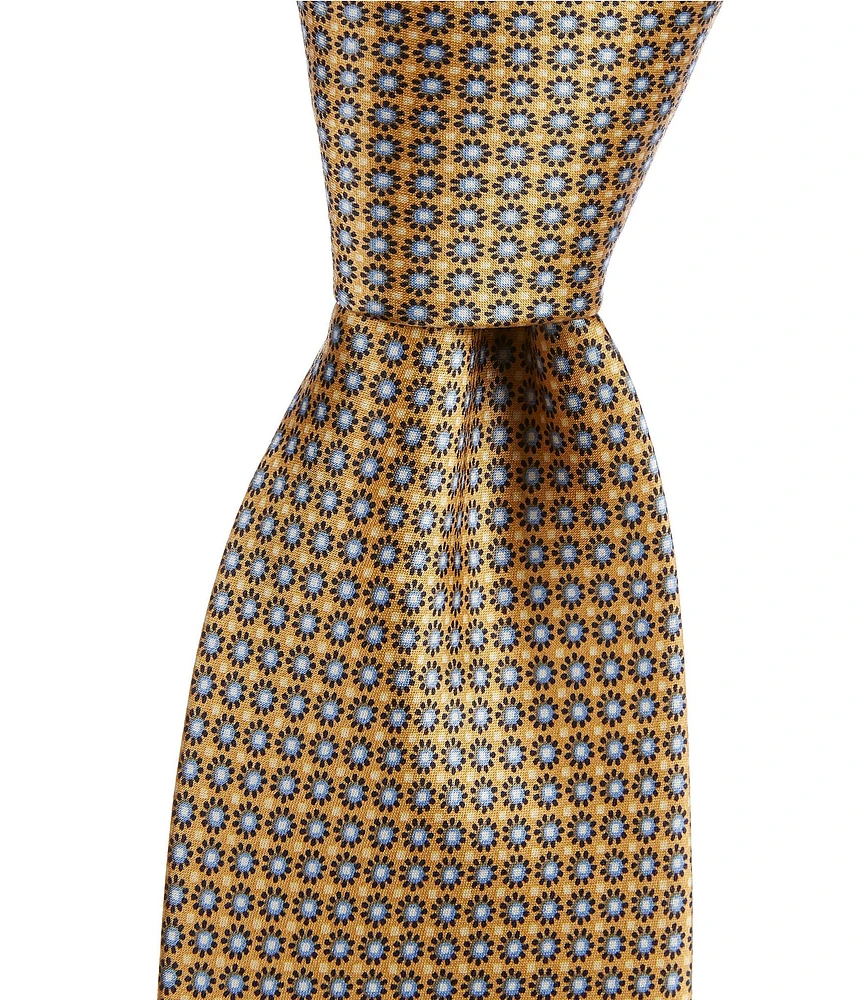 Hickey Freeman Print Micro 3 1/4#double; Silk Tie