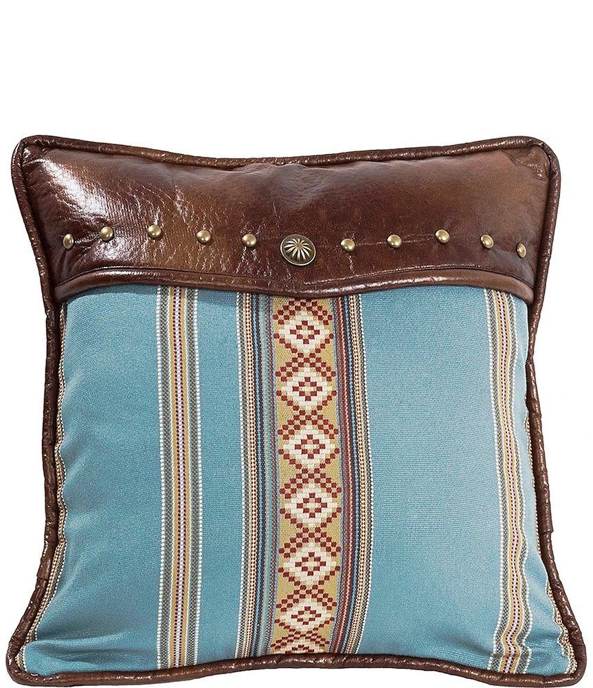 HiEnd Accents x Paseo Road Blue Striped Pillow