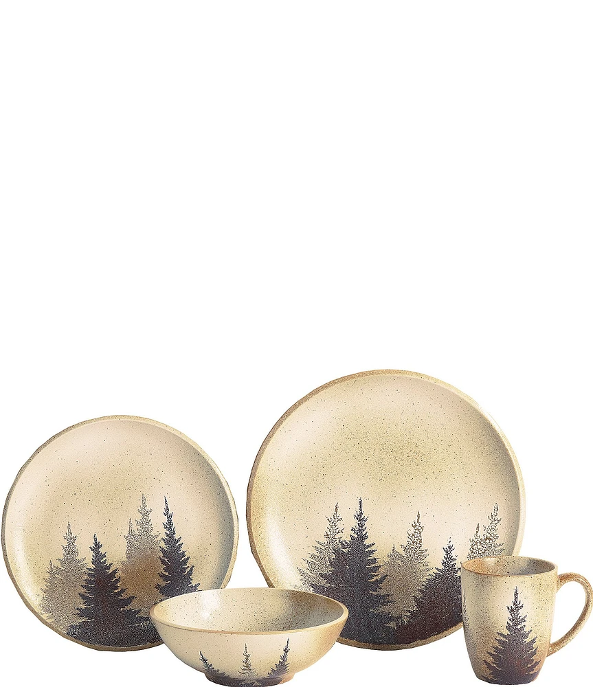 HiEnd Accents x Paseo Road Clearwater Pines 16-Piece Dinnerware Set