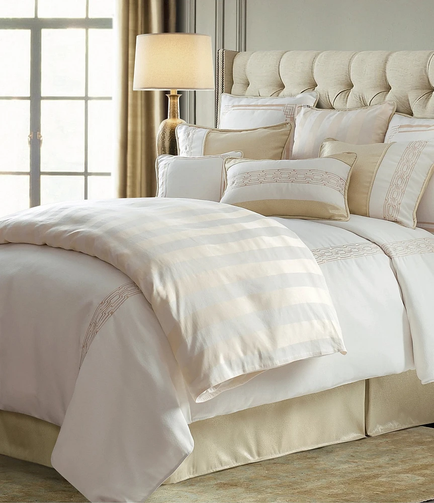 HiEnd Accents Hollywood Cabana Striped Duvet Cover
