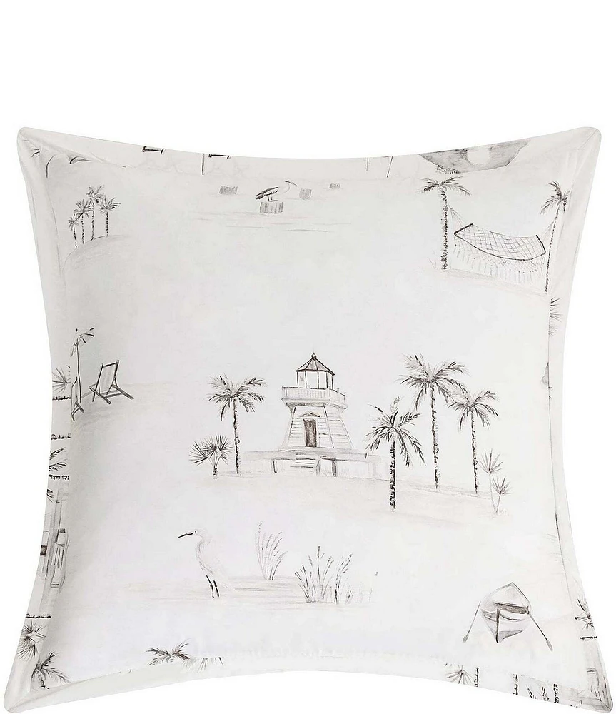 HiEnd Accents Seaside Moisture Wicking Euro Sham