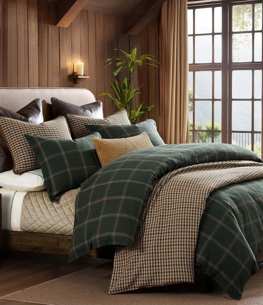 HiEnd Accents Windowpane Plaid Comforter Mini Set