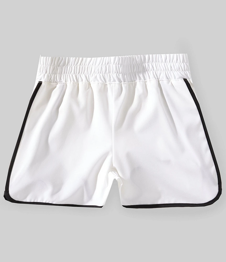 Hippie Girl Big Girls White Active Shorts