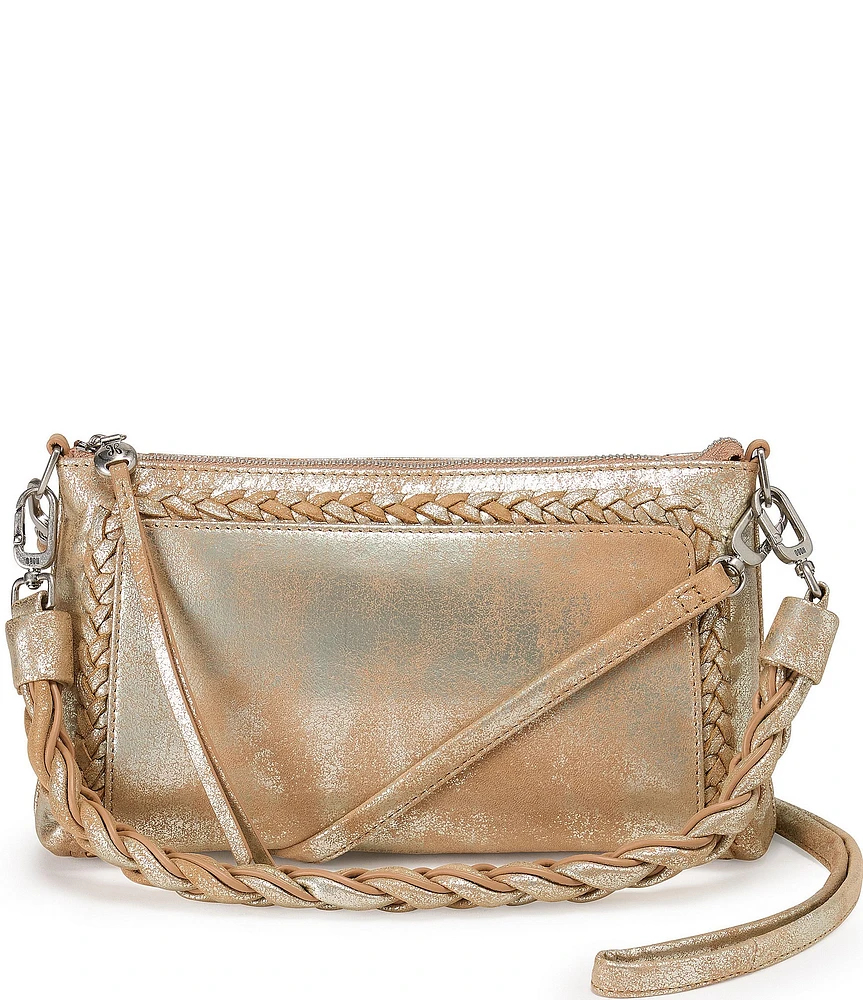 HOBO Darcy Distressed Metallic Crossbody Bag