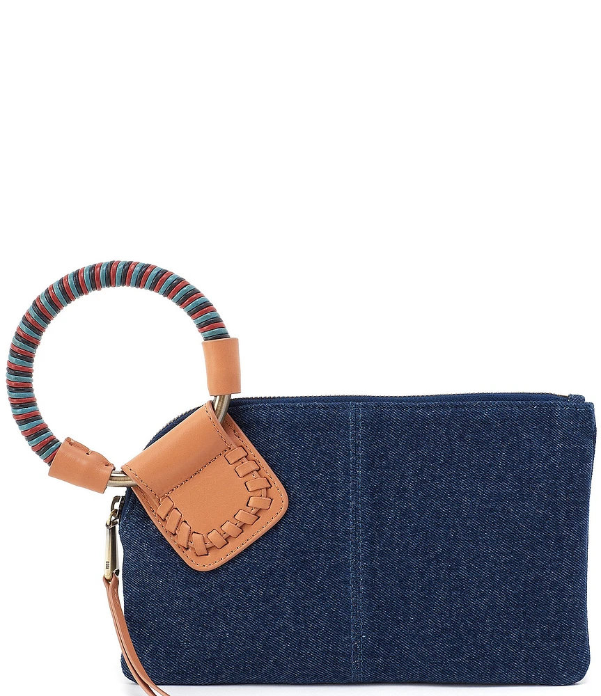 HOBO Sable Dark Denim Wristlet