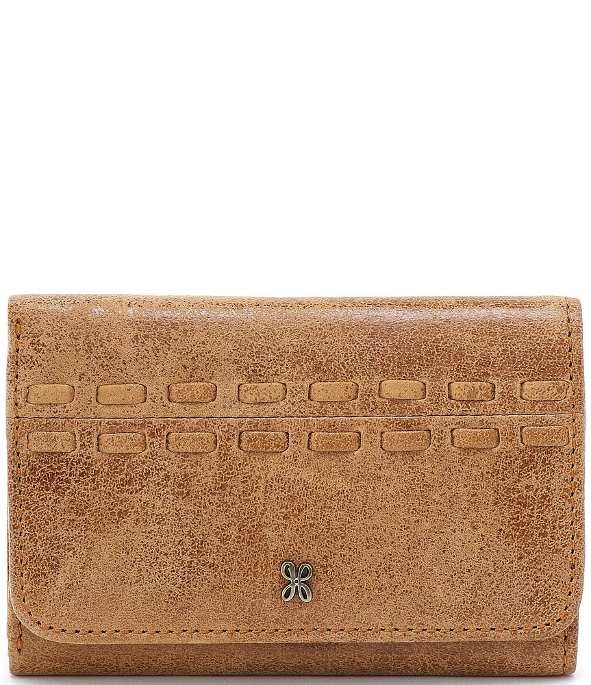 HOBO Jill Buffed Leather Trifold Wallet