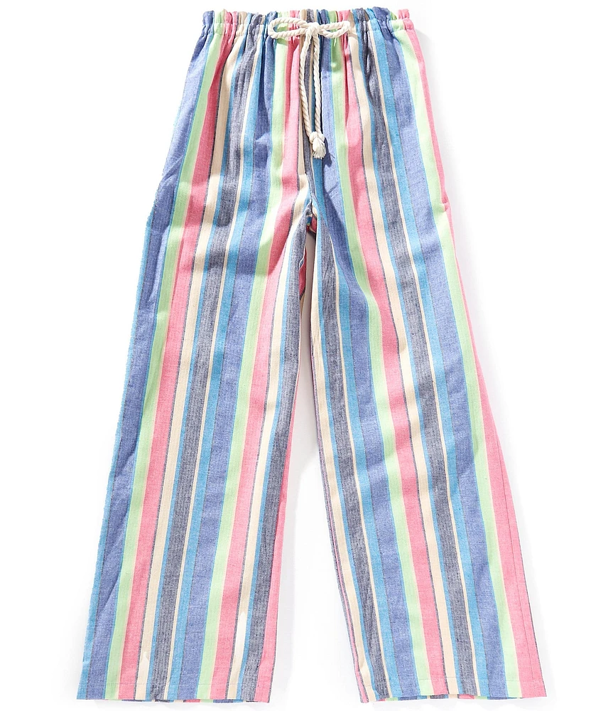 Honey & Sparkle Big Girls Multi Stripe Woven Pants