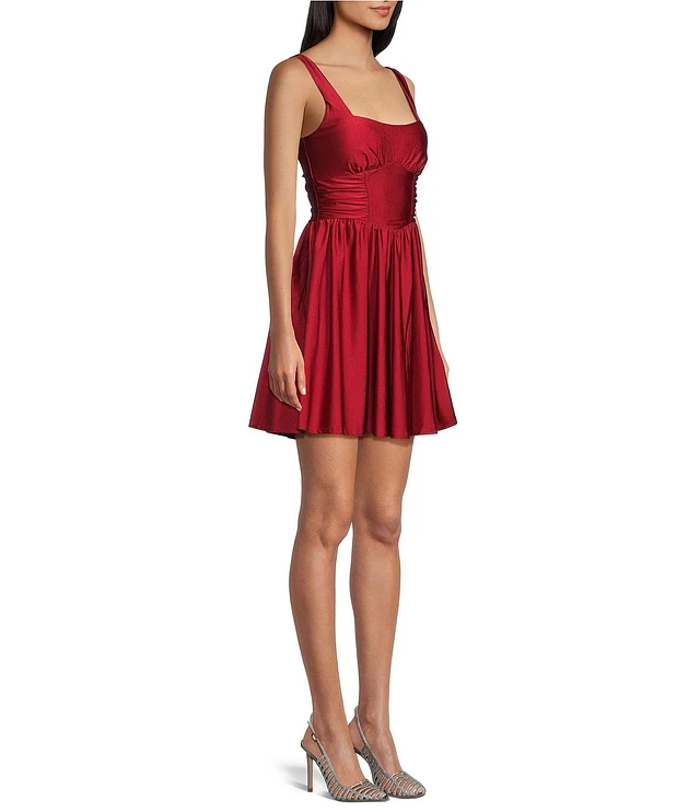 honey and rosie dresses purple sequiun womens formal dress, Small Pink Bulldog Boutique it features a flattering sweetheart neckline paired with delicate flutter sleeves Honey and Rosie | Dresses