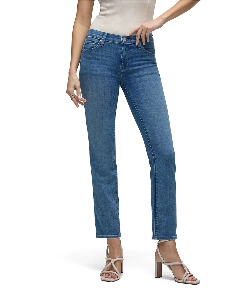 Hudson Jeans Nico Mid-Rise Straight Ankle Jeans