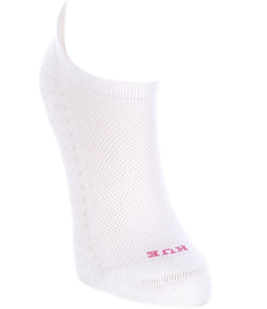 HUE Air Cushion Tab Back No Show Socks, 3 Pack