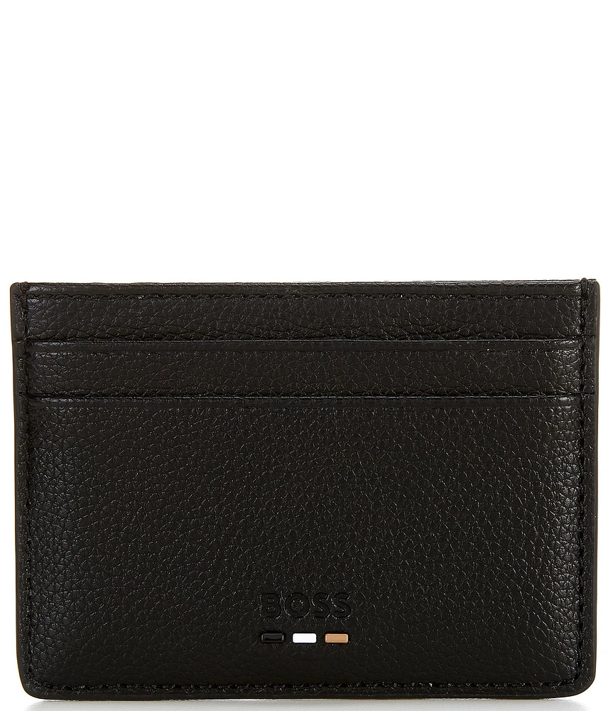 Hugo Boss Grained Faux-Leather Card Holder