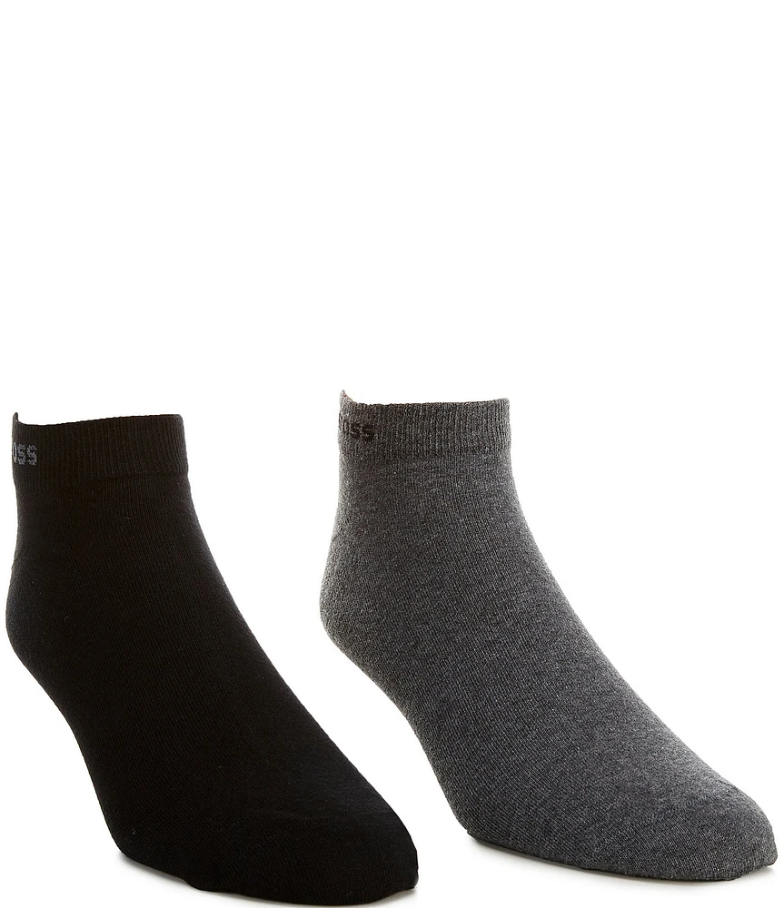 Hugo Boss Assorted Solid Ankle Socks 2-Pack