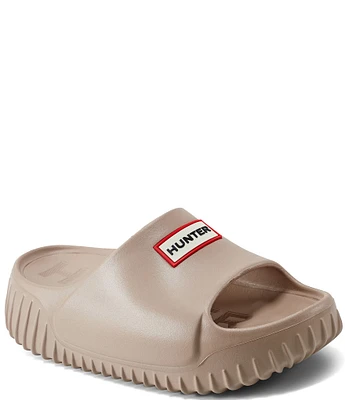 Hunter Women's Faroe Logo Platform Slide Sandals