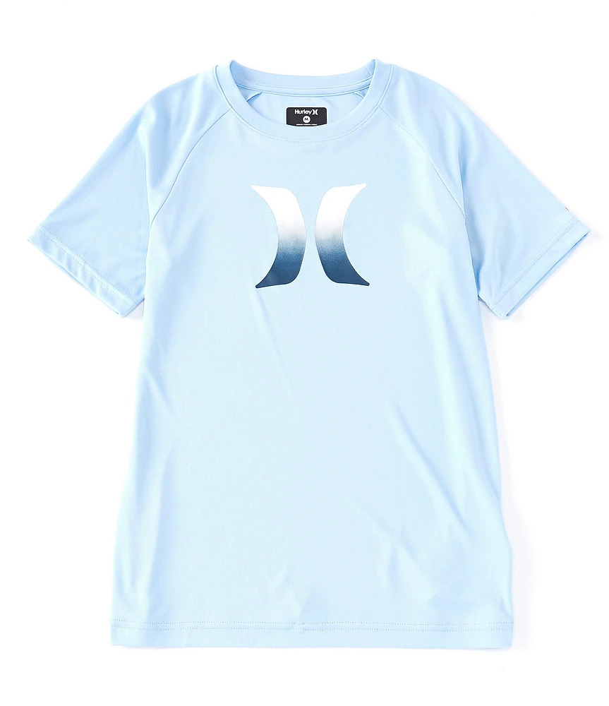 Hurley Big Boys 8-20 Short Sleeve Icon Graphic Logo T-Shirt