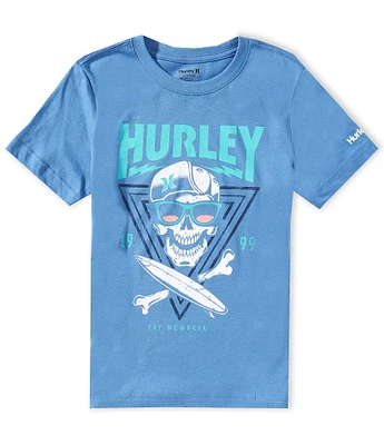 Hurley Big Boys Short-Sleeve Rock Skull T-Shirt