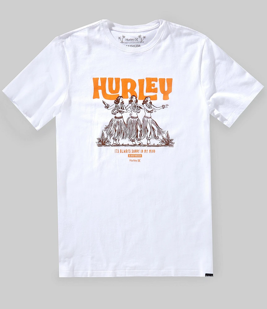 Hurley Hula Short Sleeve Hula Graphic T-Shirt
